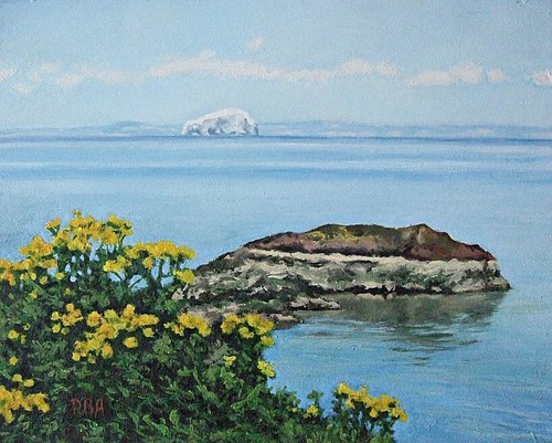 Original oil painting scotland - painting,