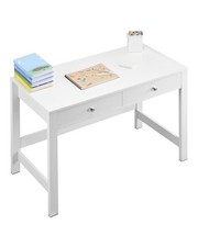 VEVOR Small Desk with Drawers Kids Desk for Bedroom Simple Study Table White