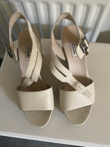 Clarks leather cream - clarks, sandals