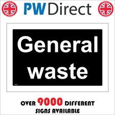 GE167 GENERAL WASTE SIGN