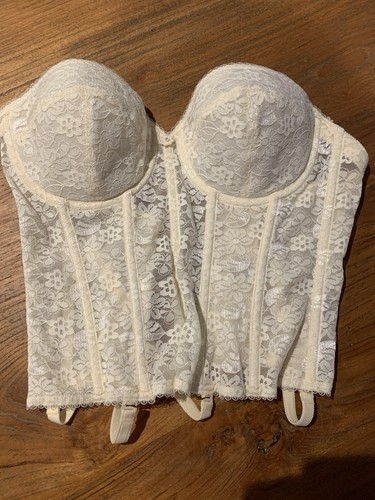 Ivory lace corset bridal - lace, corset/bridal