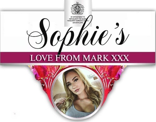 Personalised gordons pink gin - personalised,
