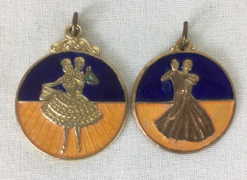 Vintage dance medals - vintage, 2