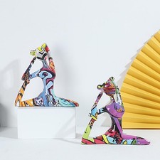 Yoga Pose Women Statue Resin