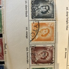 NEW ZEALAND 1953-1954 QUEEN ELIZABETH II PART SET TO 5/- EXCLUDING 2/6d USED