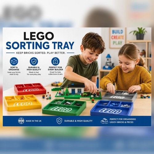 Lego sorting tray multiple - -,