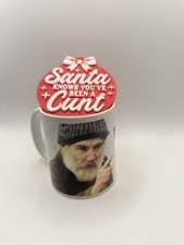 Brassic Farmer Jim mug with free Xmas decoration 