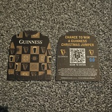 Guinness beer mat mats bar - 2x,