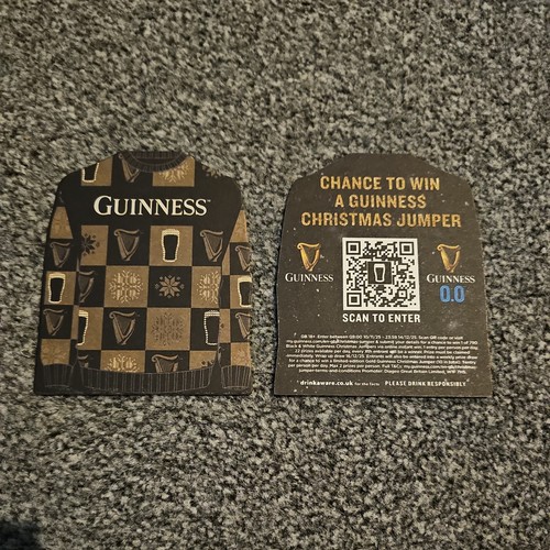 Guinness beer mat - 2x,