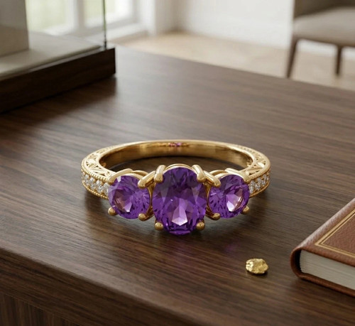 Oval cut natural - oval,