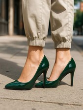 Ladies Escapins Heels Dark