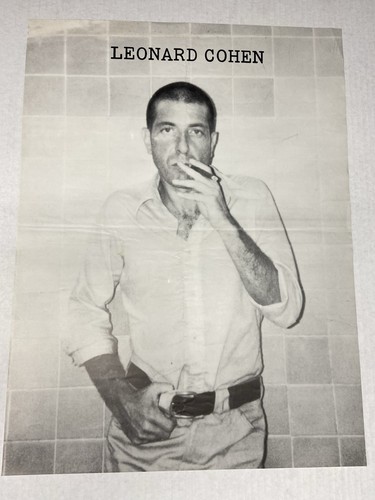 Vintage leonard cohen 1973 - leonard,
