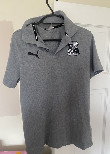 Swindon town adult grey polo - adult,