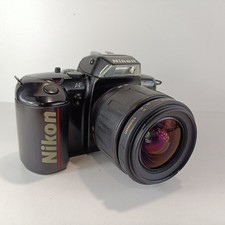 Nikon F401x 35mm Film SLR  Camera + Tamron 28-80mm Lens Tested Nikon SLR Camera