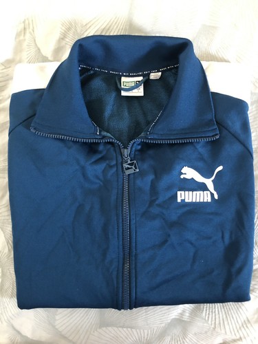 Puma petrol blue track jacket - blue,