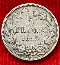 5 Francs Louis Philippe I 1843