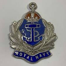 Royal Navy Medal, Enamelled