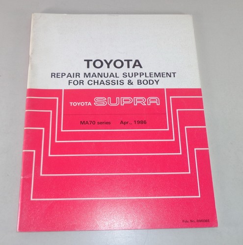 Workshop manual toyota - manual,
