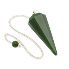 Jade pendulum dowser nephrite - jade,
