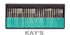 30Pc DIAMOND BURR ROTARY TOOL