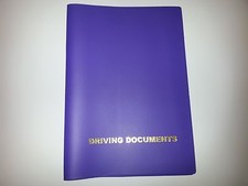 A5 PURPLE CAR DOCUMENT HOLDER