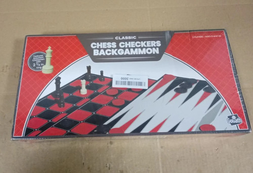 Goliath classic chess checkers - chess,