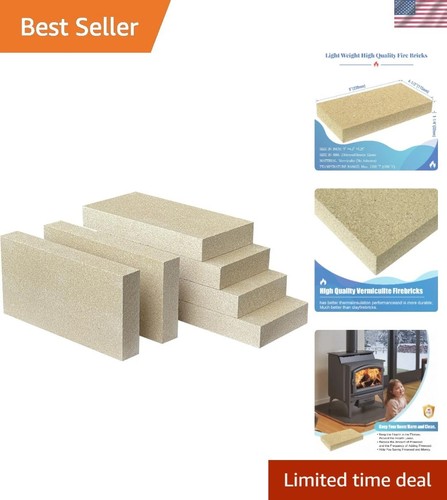 Durable 2200 firebricks - 2200°f,