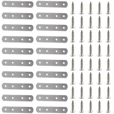 Pack of 20 Small Flat Brackets
