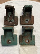 Volvo Penta MD7A Engine Mounting Brackets Plates 1023099 X4 Rare Inc Bolts