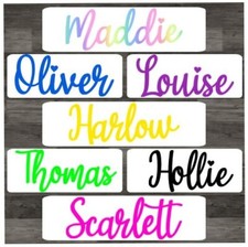 PERSONALISED VINYL NAME