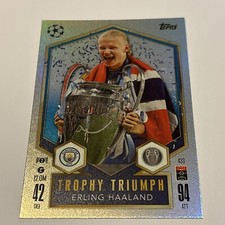 Trophy Triumph Erling Haaland Match Attax 2024/2025 Manchester City 24/25 # 433