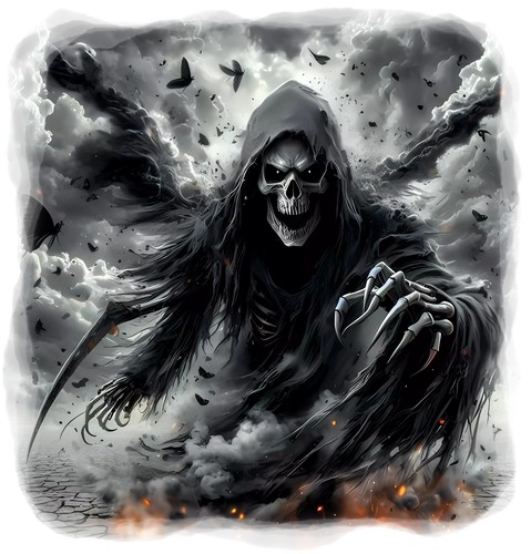 Grim reaper soa skull car - grim,