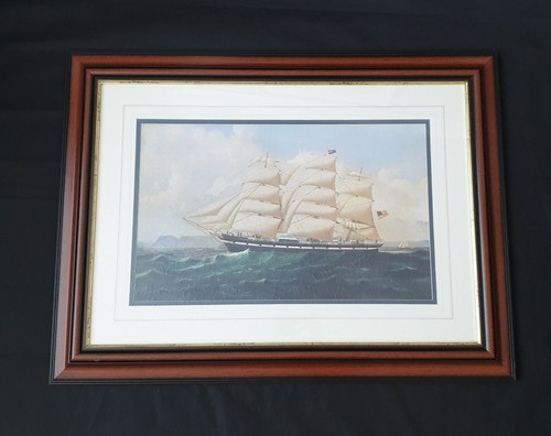 Huge seascape print ships - huge,