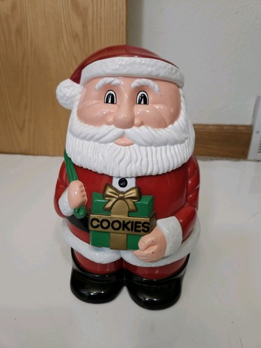 Talking santa claus cookie - talking, jar