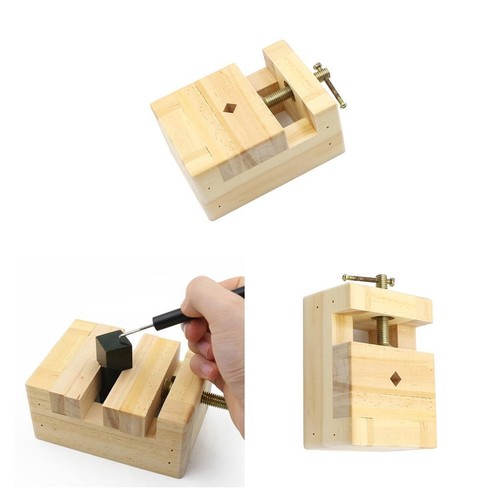 Sealed carved bench vise - bench,