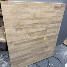 Solid Oak Kitchen Worktop Off Cut 60mm X 1000mm X 840mm J3-3