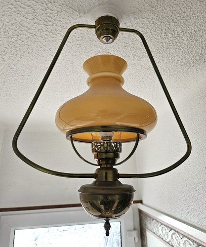 Vintage ceiling light - vintage, brass