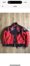 Genuine vintage Yamaha R1 Motorcycle Jacket 2 XL Red 100% authentic
