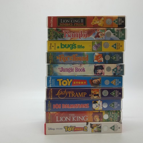 Job lot vhs cassettes x10 - job,