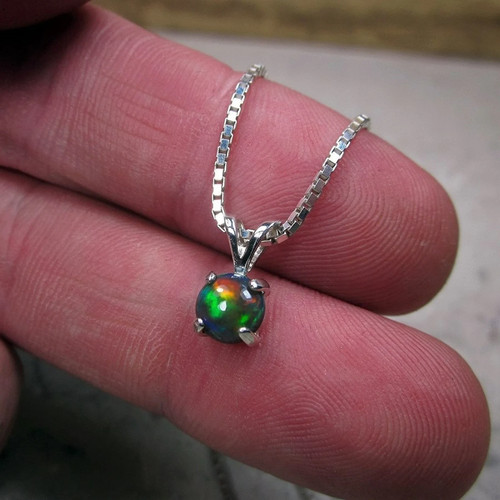 15ct natural black opal - natural,