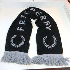 Fred Perry Scarf Black Grey