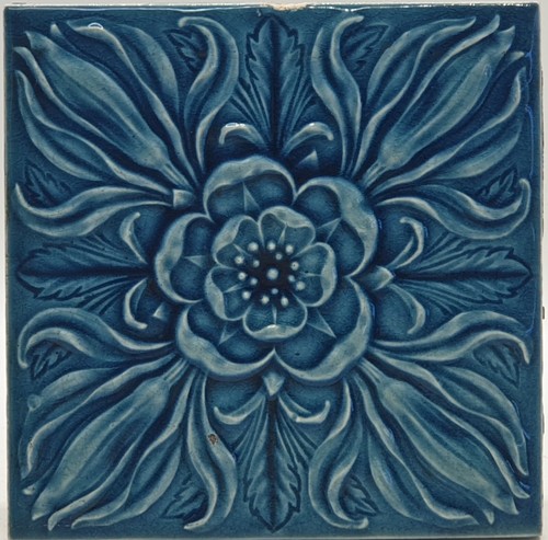Antique fireplace tile - fireplace,