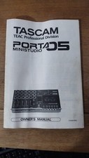 Tascam Porta 05 Portastudio Mini Studio 4 Track Recorder manual