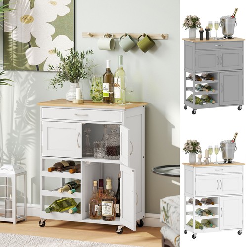 Rolling kitchen island - island, trolley