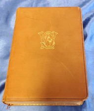 Antique 1909 The Poetical Works of Sir Walter Scott Oxford Edition Leather