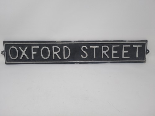 Oxford street sign black - sign,