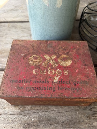 Oxo cubes vintage metal - cubes,