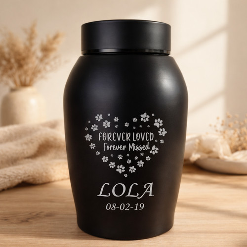 Custom engraved pet urn for - engraved,