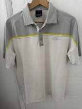 Oscar Jacobson White Golf Polo Shirt M