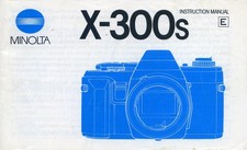 Minolta X-300s Instruction